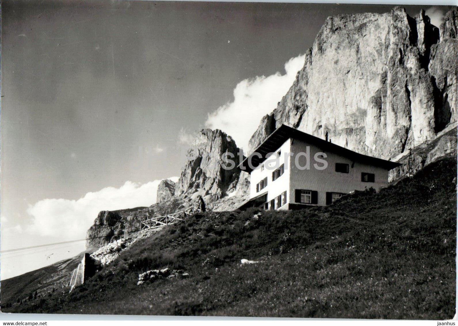 Rifugio Paolina 2209 m - Gruppo del Catinaccio - Carezza - Rosengartengruppe - Karersee - old postcard - Italy - used - JH Postcards