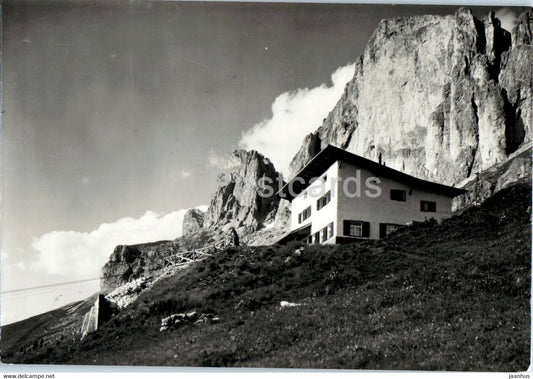 Rifugio Paolina 2209 m - Gruppo del Catinaccio - Carezza - Rosengartengruppe - Karersee - old postcard - Italy - used - JH Postcards