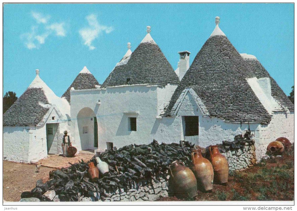 Trulli della Puglia - Bari - Puglia - 7 - Italia - Italy - unused - JH Postcards