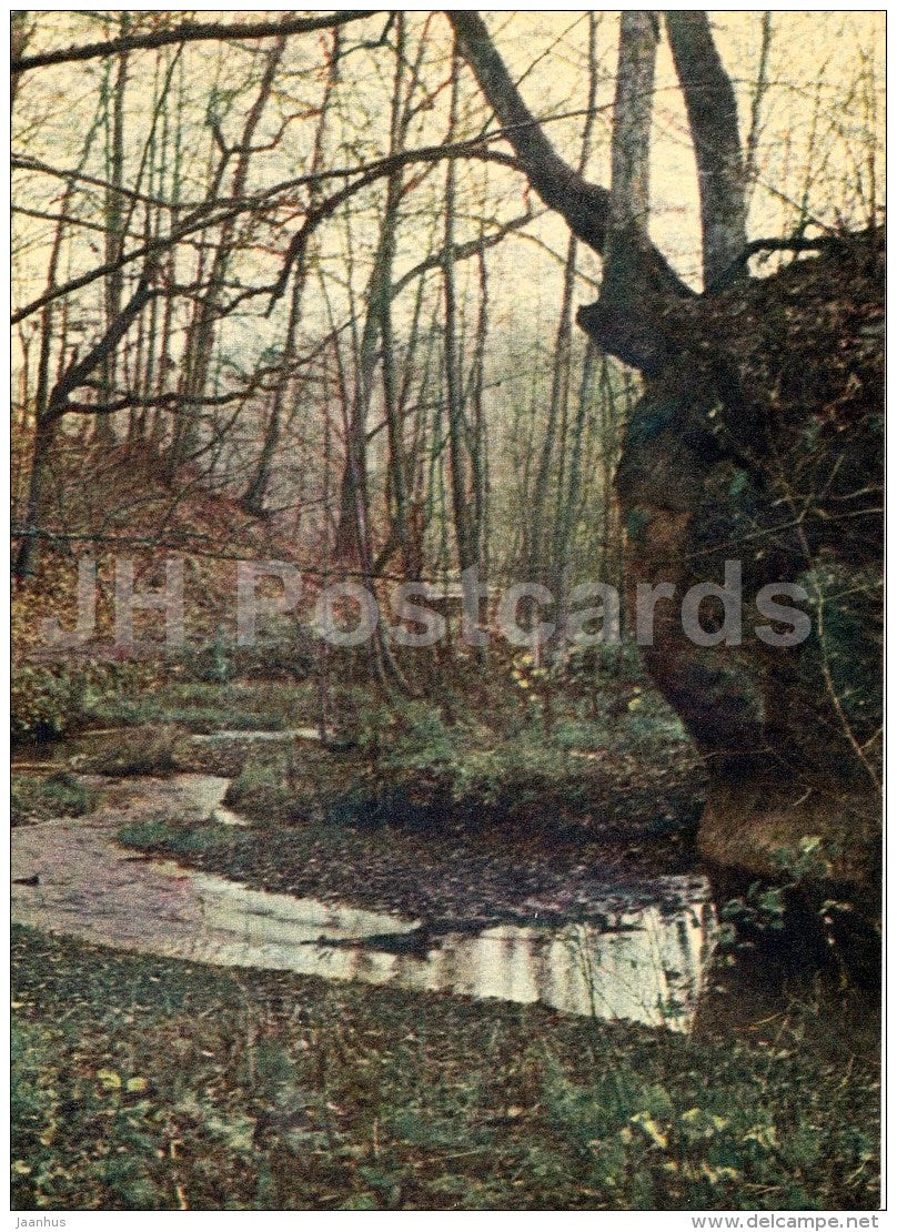 a rivulet near Sigulda - Sigulda - Latvia USSR - unused - JH Postcards