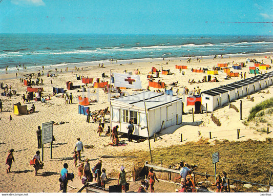 Bergen aan Zee - beach - 1973 - Netherlands - used - JH Postcards