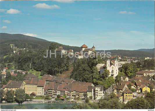 Aarburg - Stadtchen an der Aare - 1974 - Switzerland - used - JH Postcards