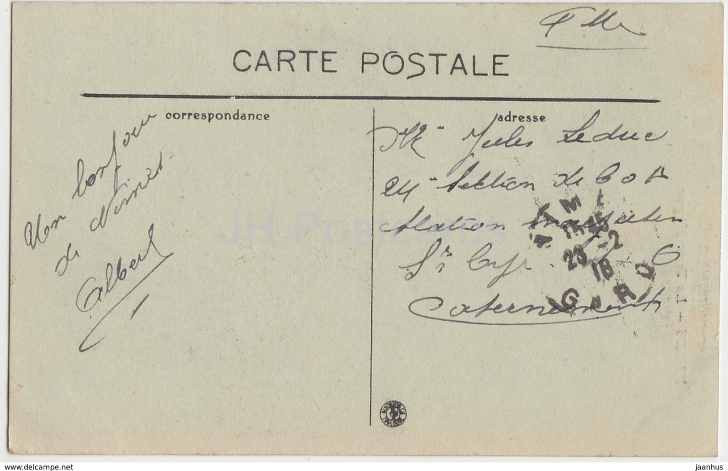 Nimes - La Tour Magne - old postcard - France - used