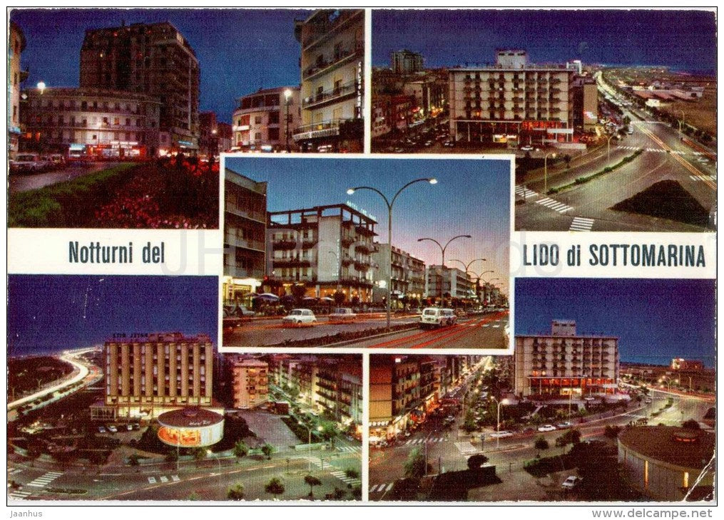 Notturni del Lido di Sottomarina - night - Venezia - Veneto - 148 - Italia - Italy - sent from Italy to Germany - JH Postcards