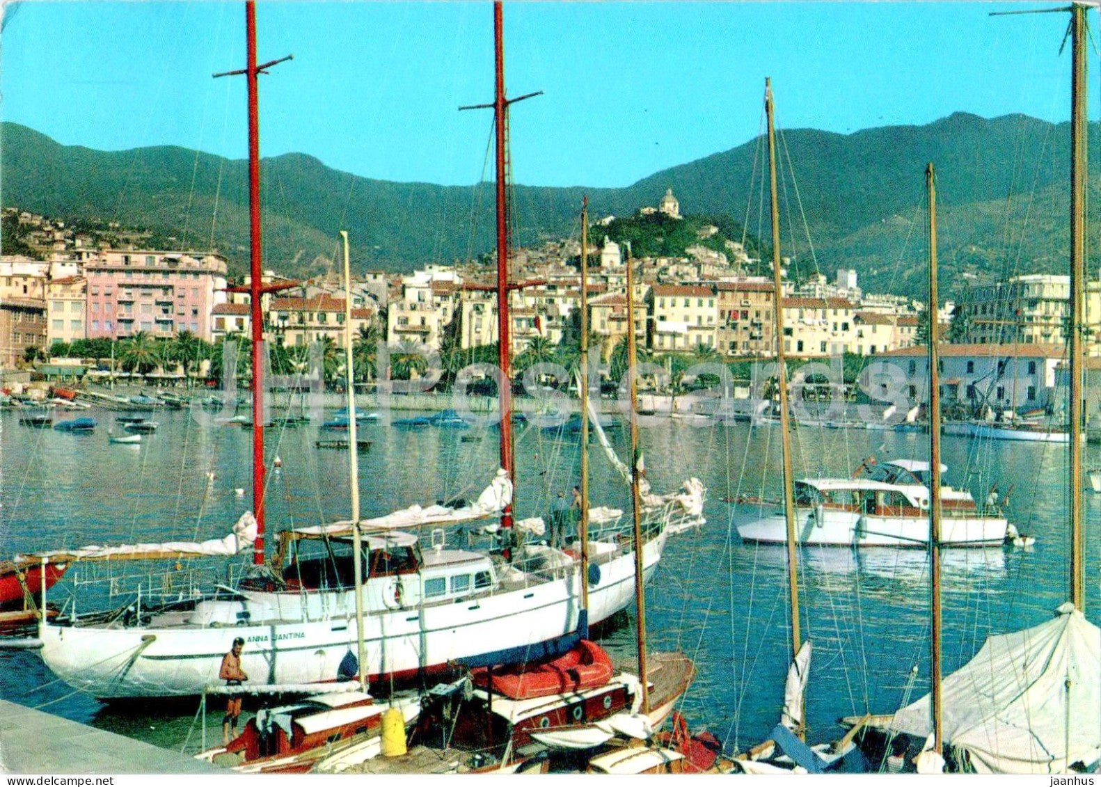 San Remo - Sanremo - Panorama e  Porto - harbour - ship - boat - 30 - 1967 - Italy - used - JH Postcards