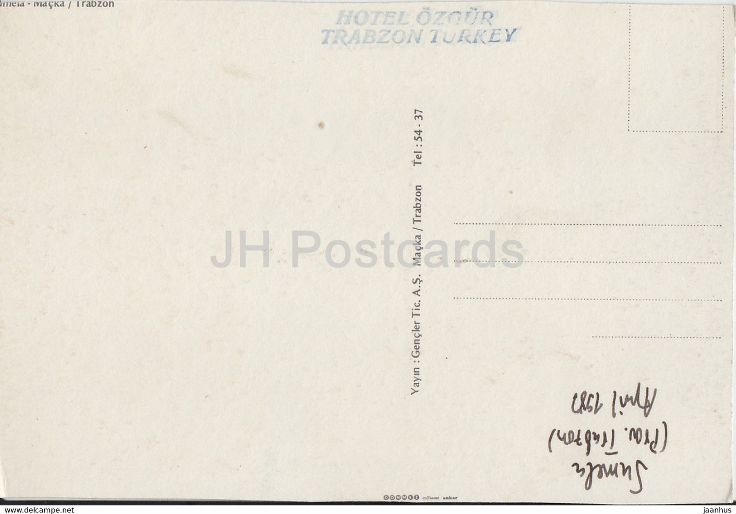 Soumela -Trabzon - Macka - 1987 - Turkey - used