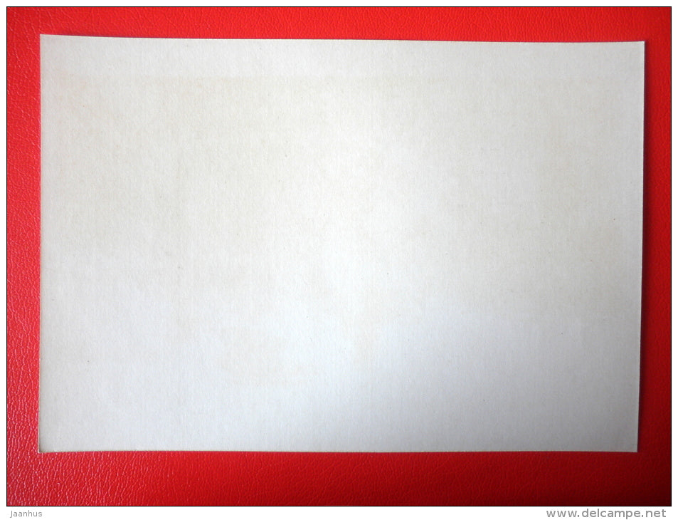 illustration by S. Vikharev . Soviet-Party School . Novgorod - car Volga - 1959 - Russia USSR - unused - JH Postcards