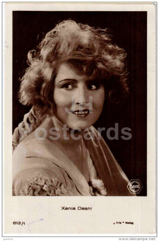 Xenia Desni - movie actress - film - 613/1 - old postcard - Germany - unused - JH Postcards