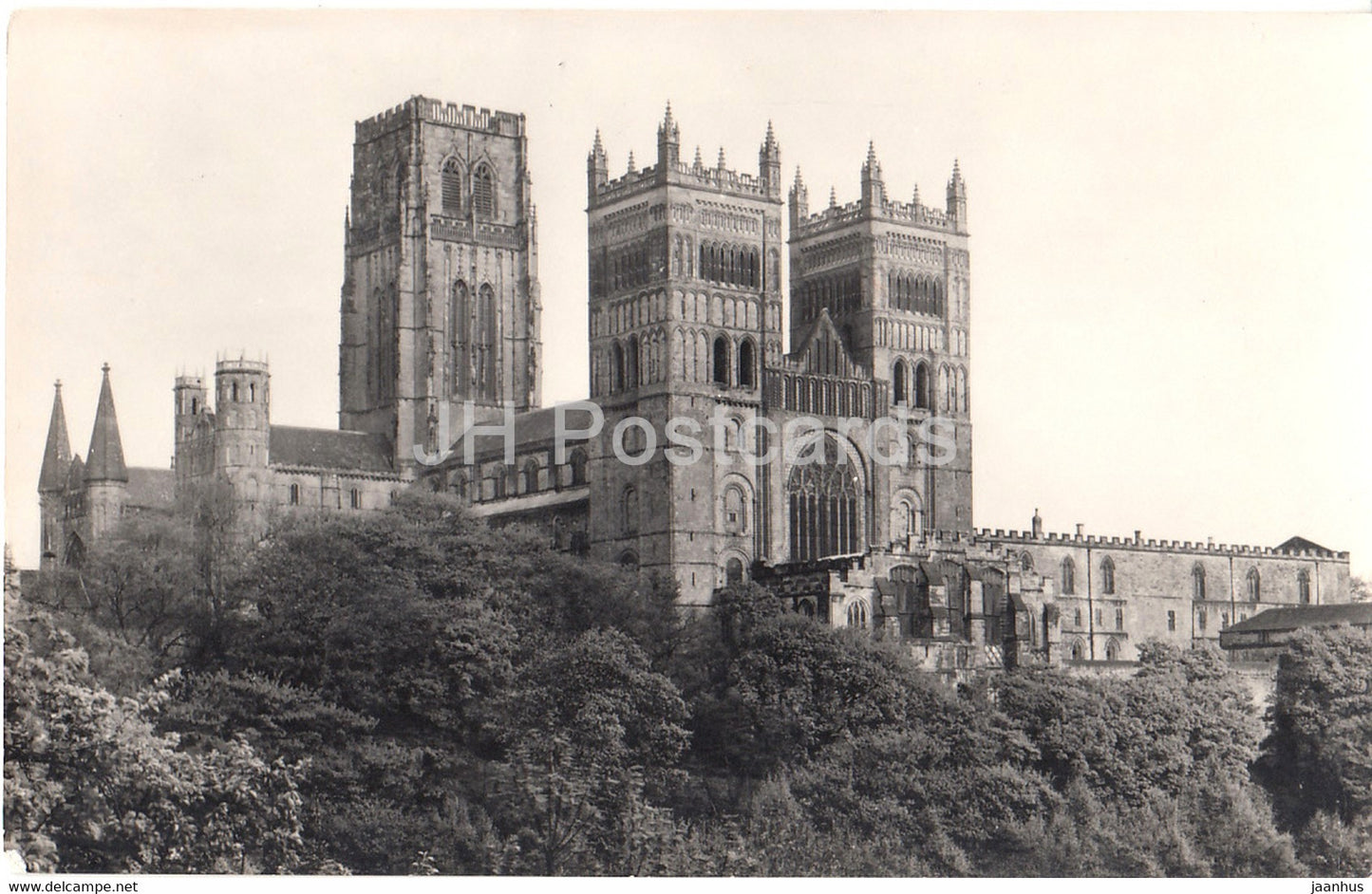 Durham Cathedral - From the West North West - United Kingdom - 1976 - England - used - JH Postcards