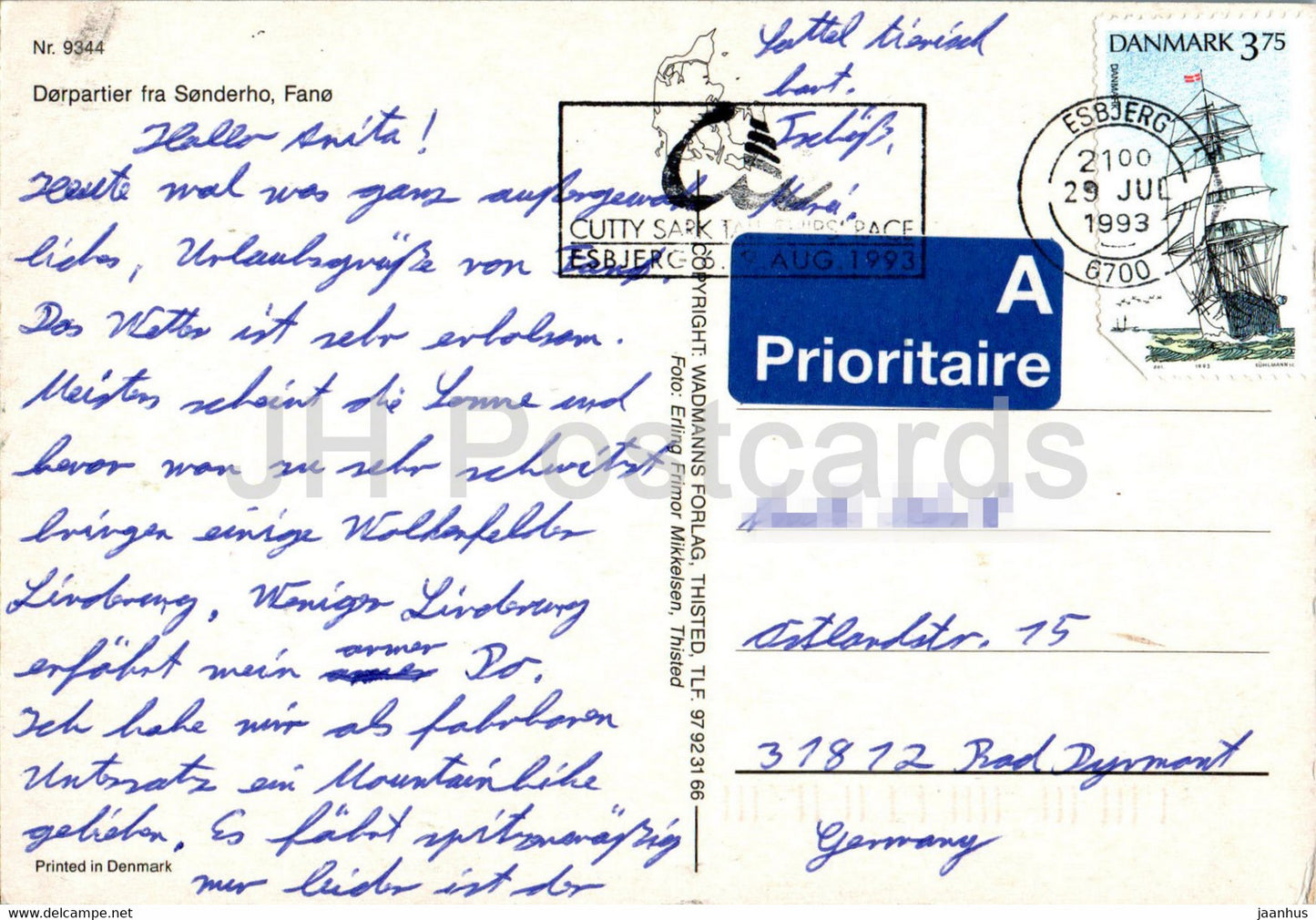 Fano - Dorpartier fra Sonderho - doors - multiview - 9344 - 1993 - Denmark - used