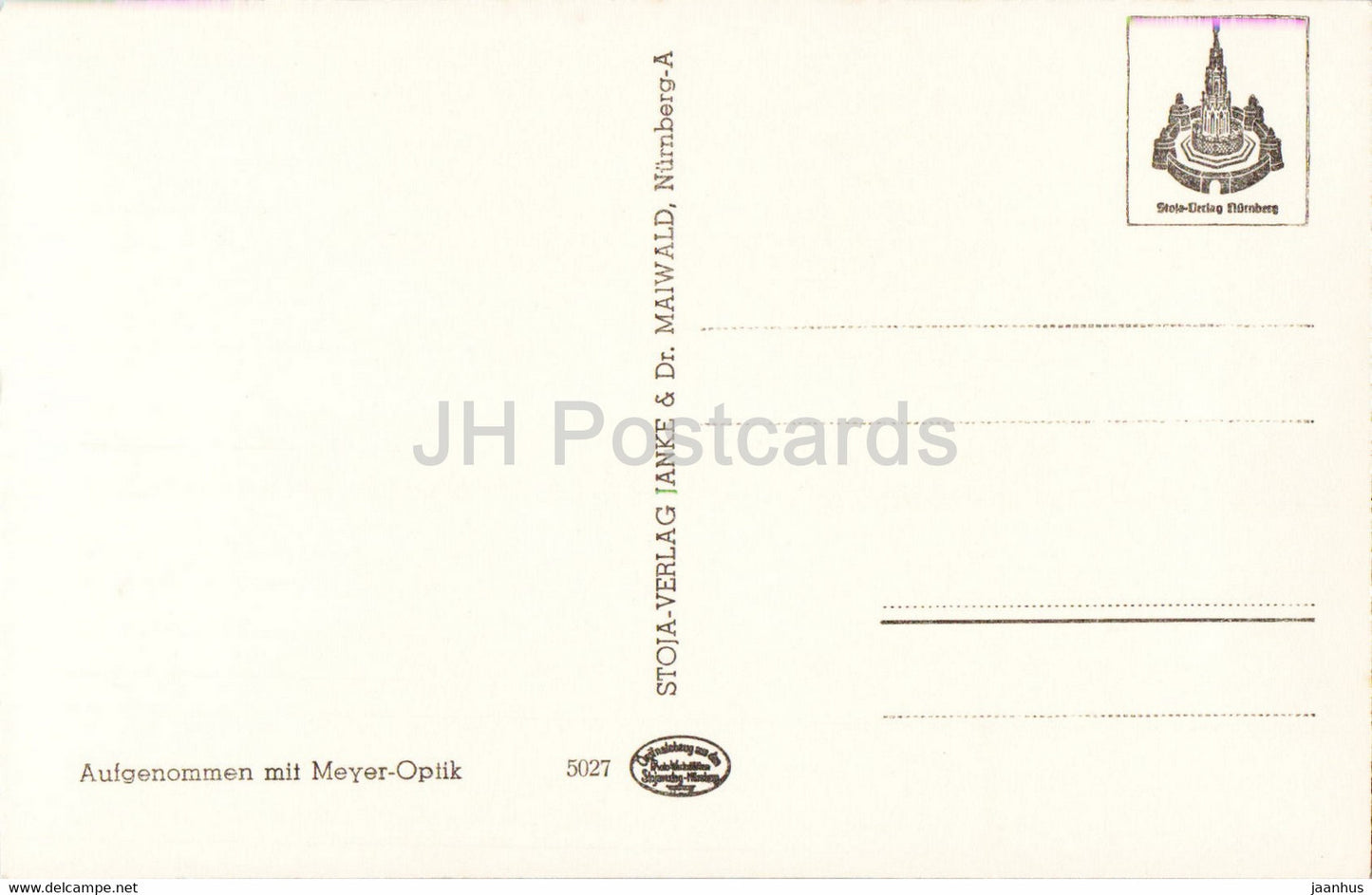 Nurnberg - Nuernberg - Der Konigstrasse und Lorenzkieche - old postcard - Germany - unused