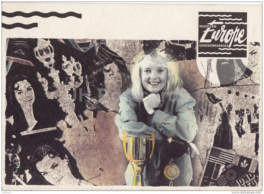 Sonja Huopainen , hairdresser - 1993 - Finland- unused - JH Postcards