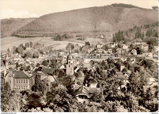Luftkurort Friedrichroda - old postcard - 1965 - Germany DDR - used - JH Postcards