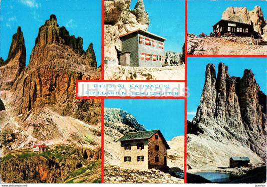 Rifugi al Catinaccio - Rosegarten Schutzhutten - 1978 - Italy - used - JH Postcards