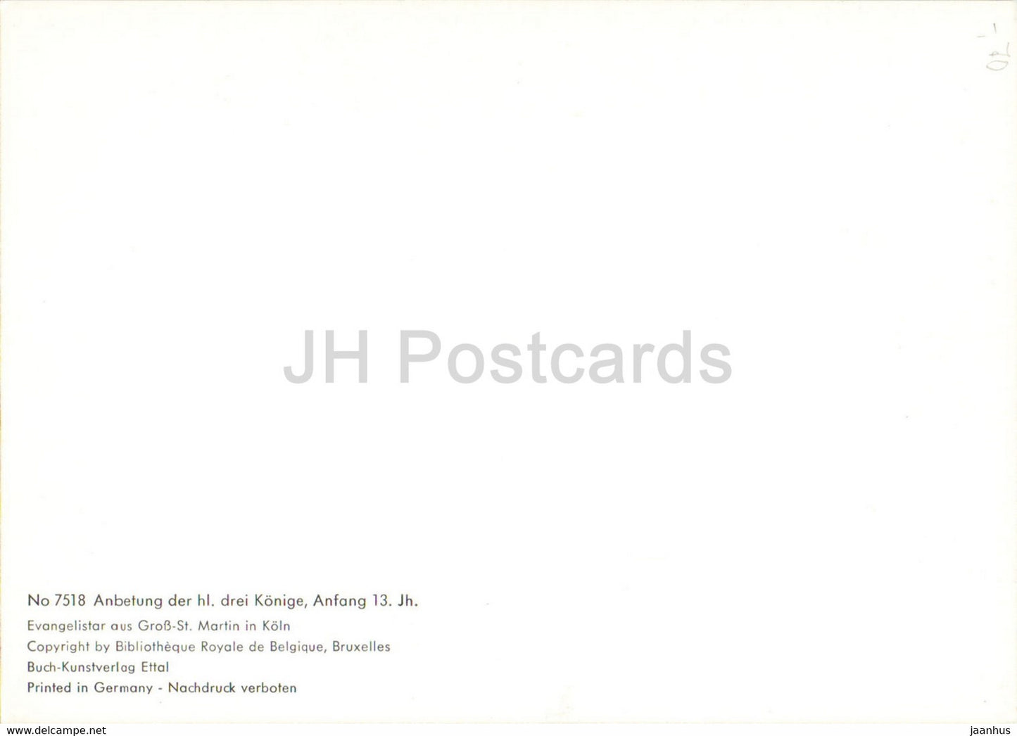 Anbetung der Hl drei Konige 13 Jh - book - Germany - unused