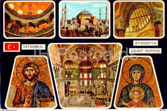 Istanbul - Saint Sophia Museum - multiview - 5533 - Turkey - unused - JH Postcards