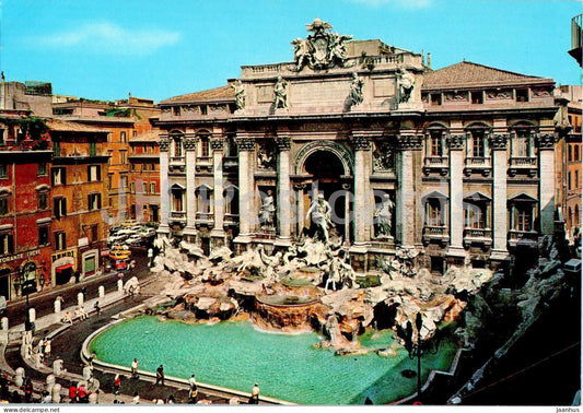 Roma - Rome - Fontana di Trevi - Trevi Fountain - 14350 - Italy - unused - JH Postcards