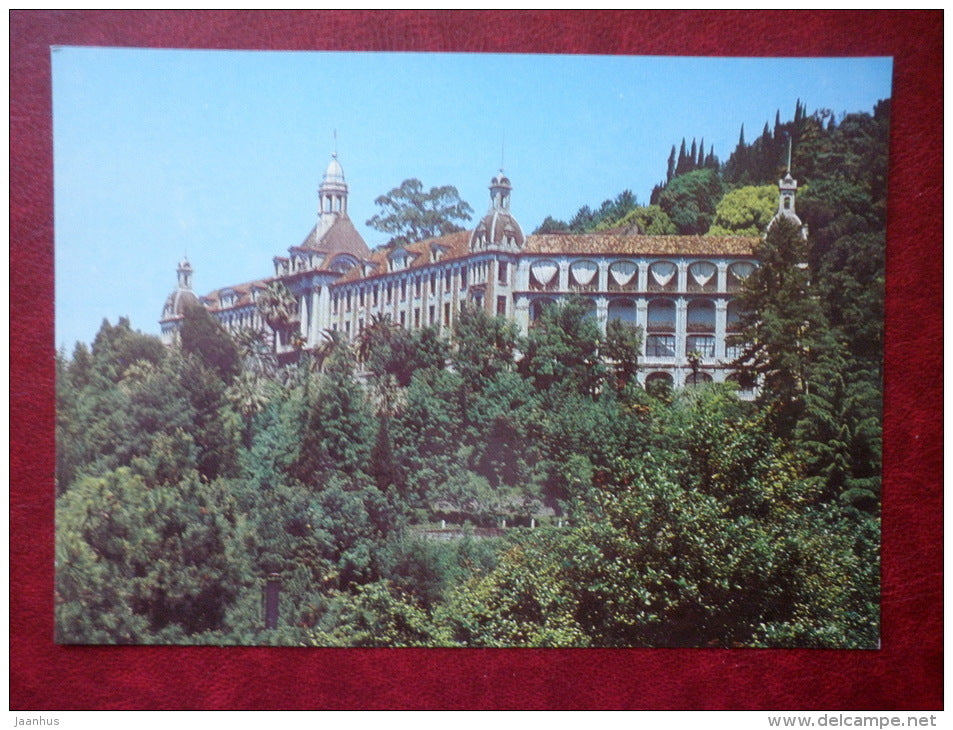 Lenin Sanatorium - Gulripsh - Abkhazia - 1983 - Georgia USSR - unused - JH Postcards
