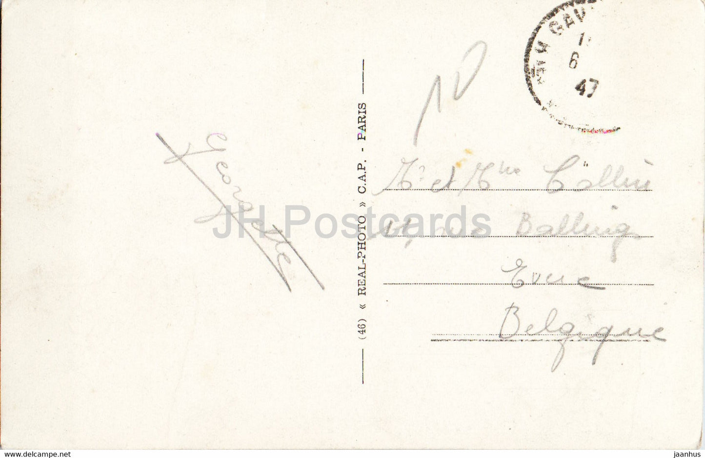 Gavarnie - Le Village et le Cirque - 1 - carte postale ancienne - 1947 - France - occasion