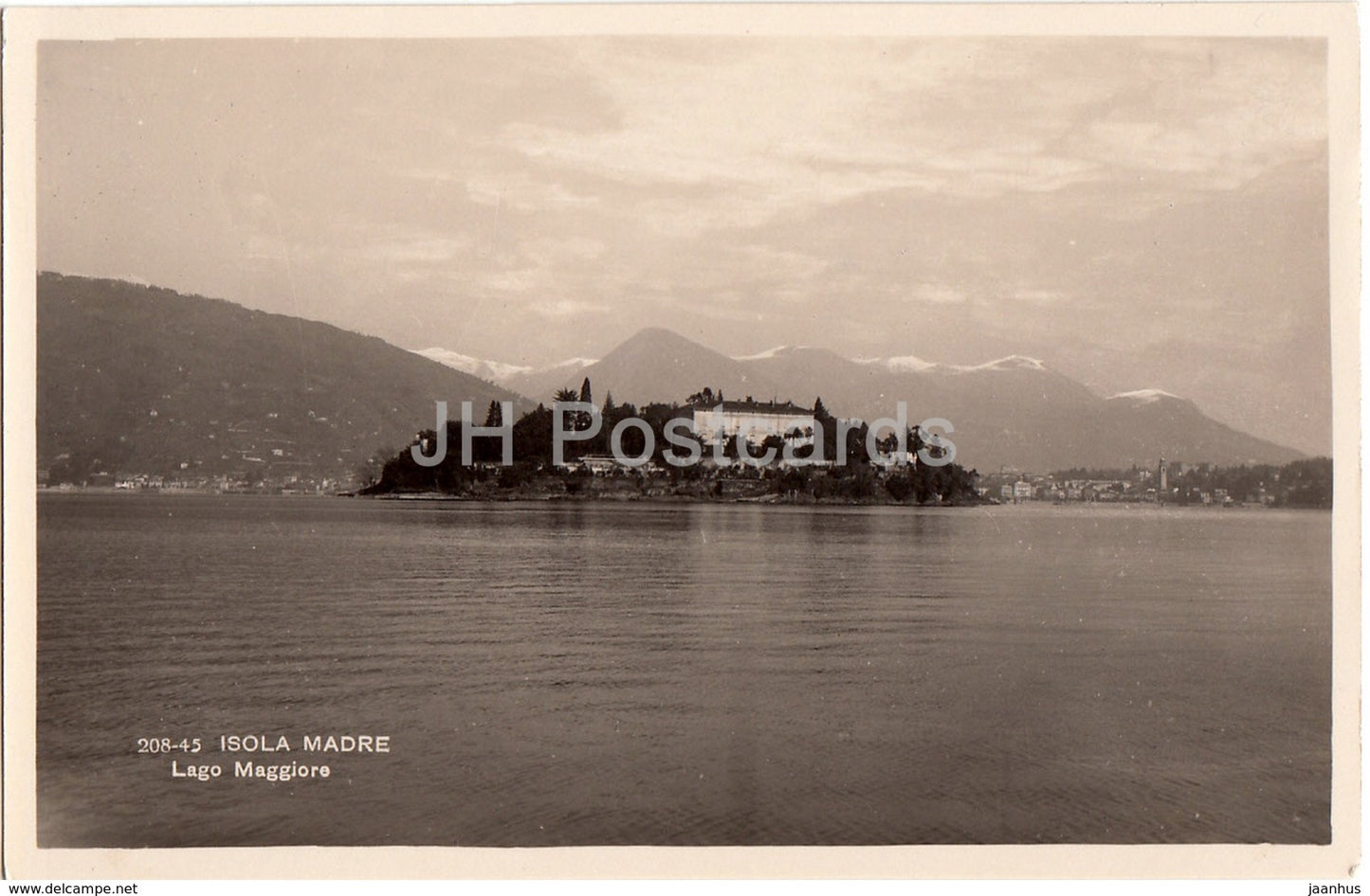Lago Maggiore - Isola Madre - 208-45 - old postcard - Italy - unused - JH Postcards