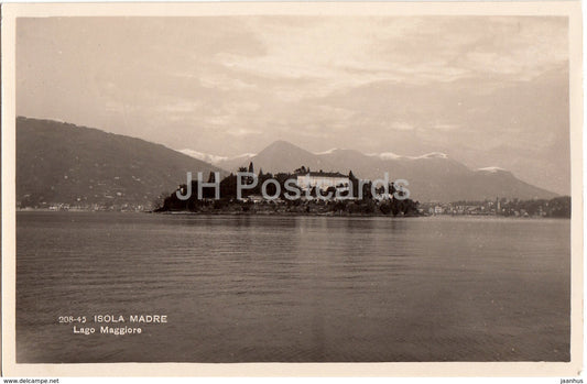 Lago Maggiore - Isola Madre - 208-45 - old postcard - Italy - unused - JH Postcards
