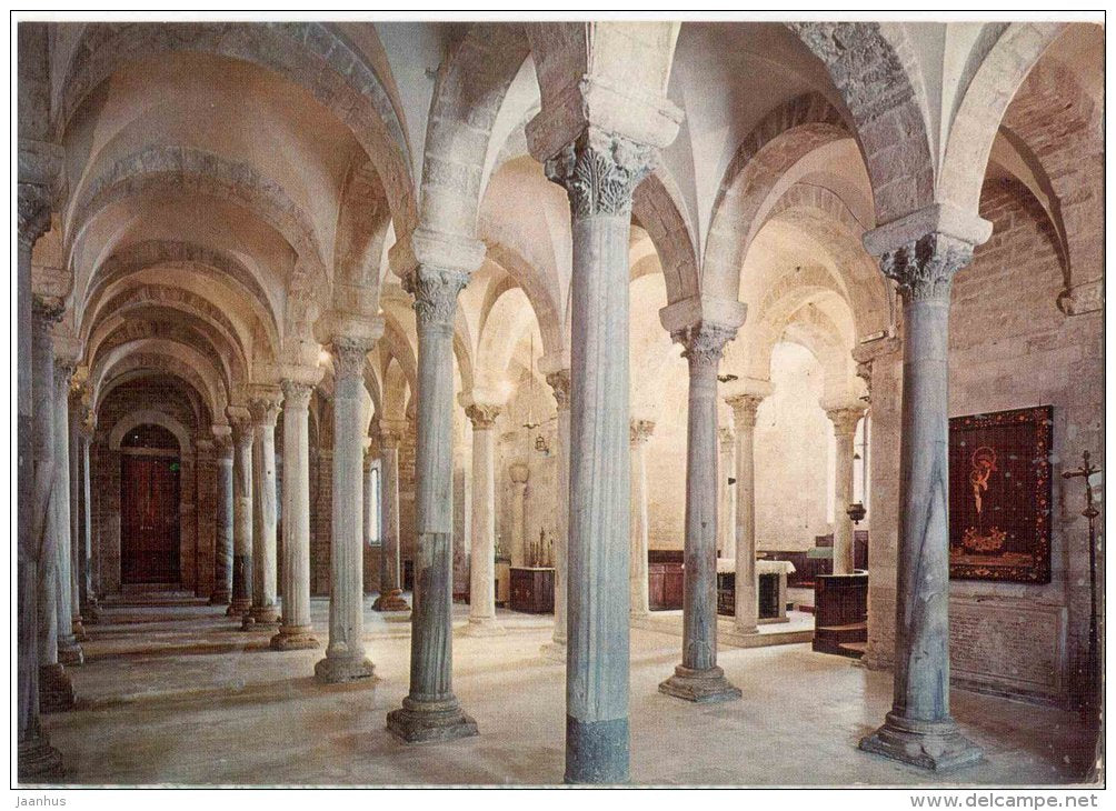 La Cattedrale , Cripta - The Cathedral , Crypt - Trani - Puglia - 85 - Italia - Italy - unused - JH Postcards
