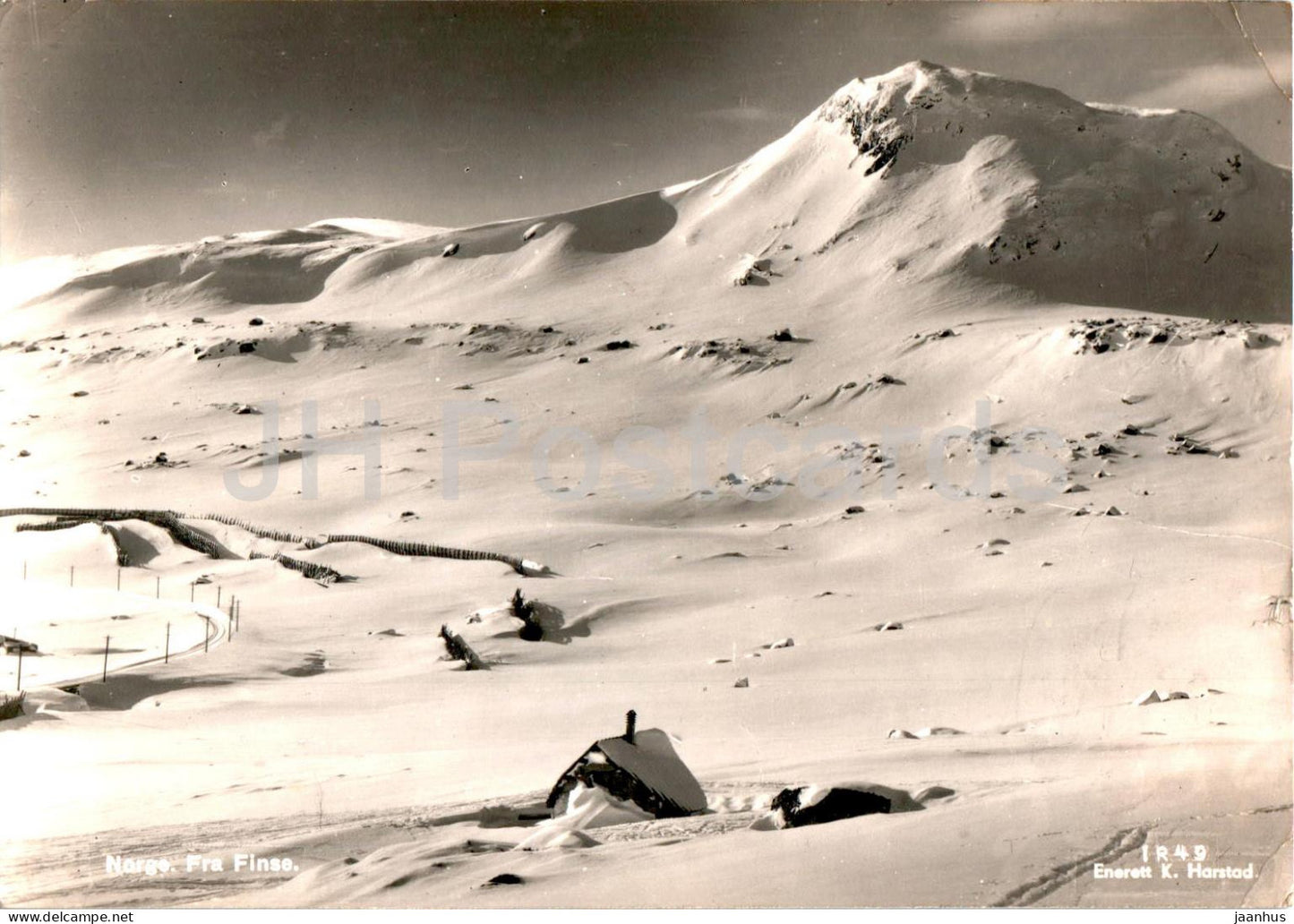 Fra Finse - old postcard - Norway - used