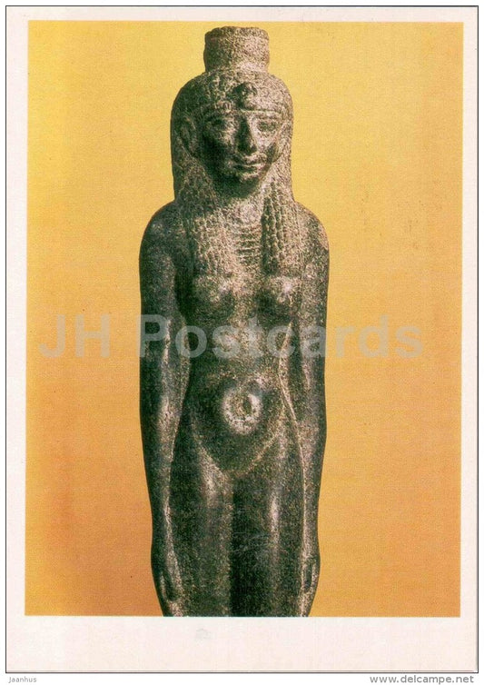 Queen statue - Art of Ancient Egypt - 1986 - Russia USSR - unused - JH Postcards
