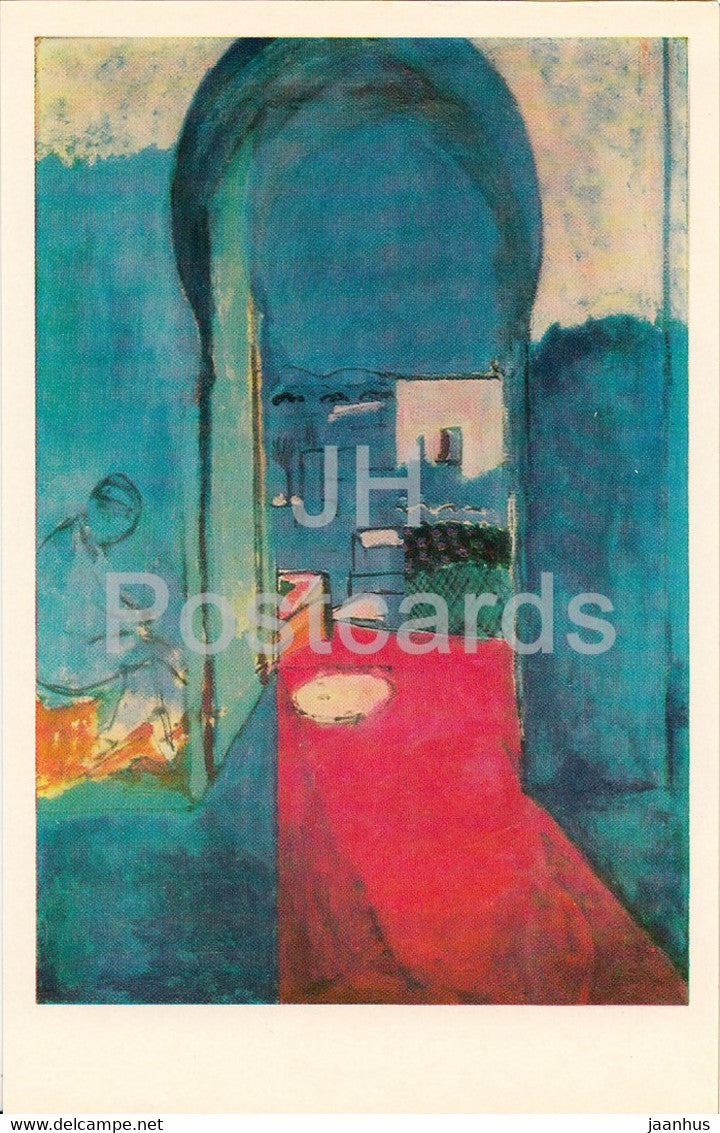 painting by Henri Matisse - Entrance to the Casbah - French art - 1980 - Russia USSR - unused - JH Postcards