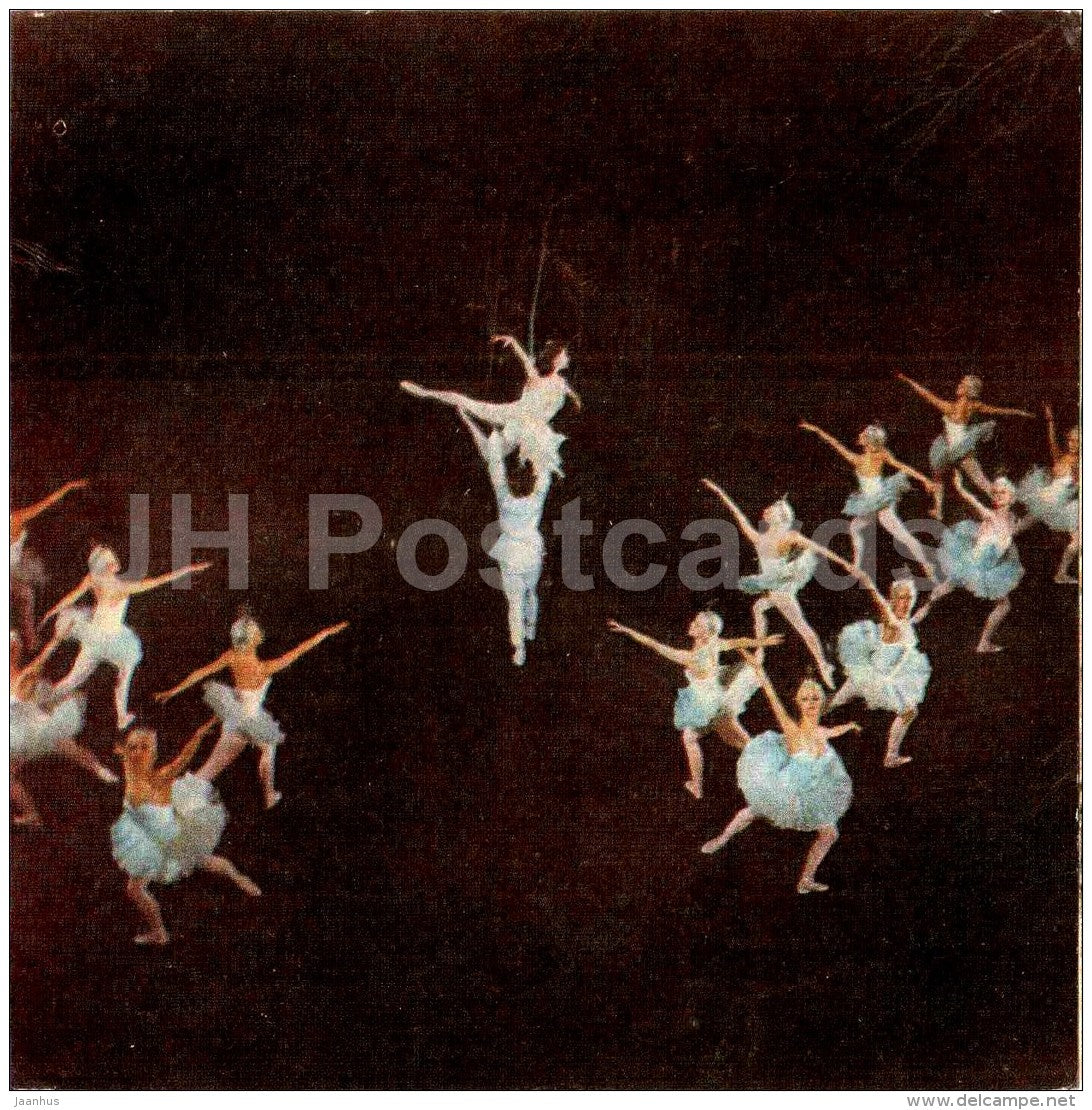 A scene from the Act III - The Song of the Wood by Skorulsky - Ballet - 1968 - Ukraine USSR - unused - JH Postcards