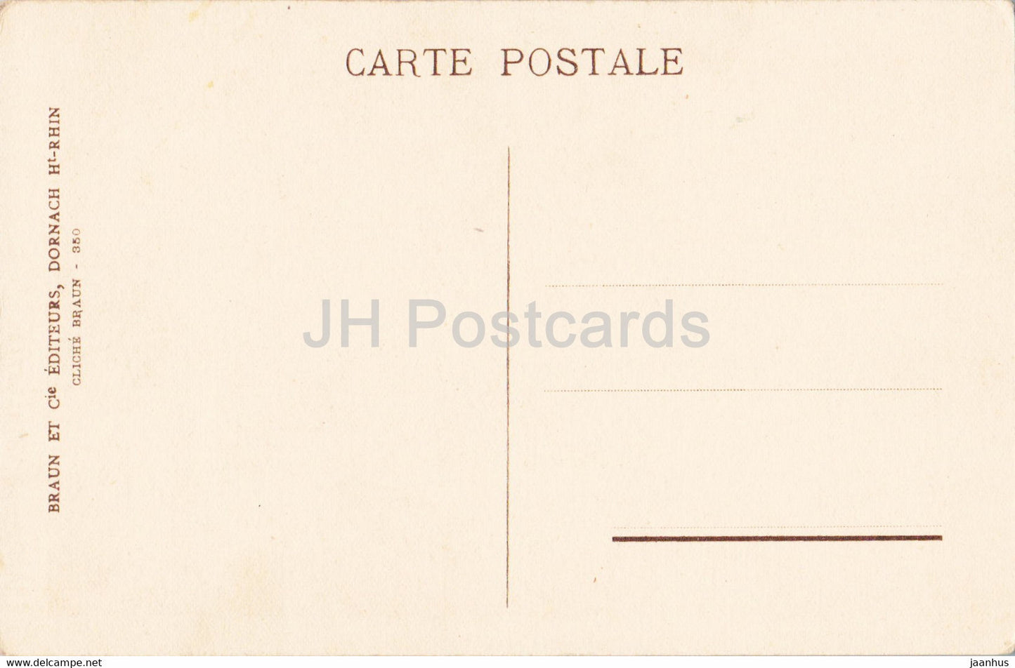 Thann - La Cathedrale - cathedral - old postcard - France - unused