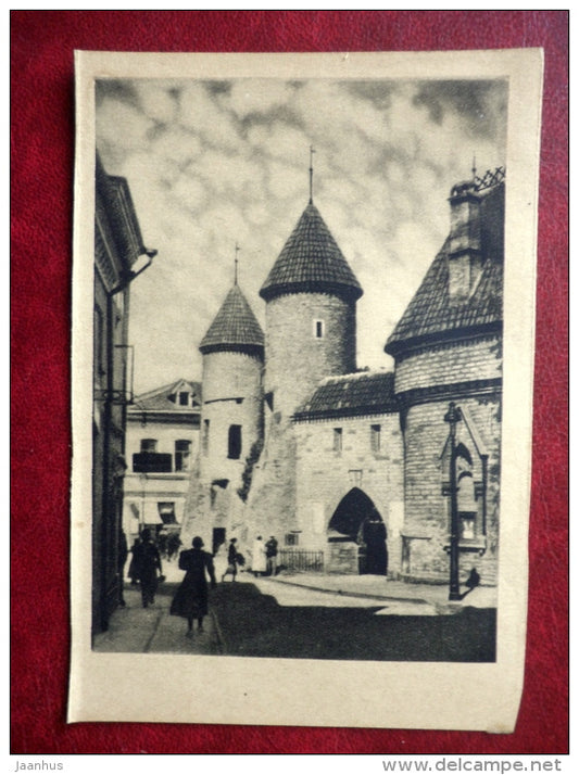 Viru Gates - Old Town - Tallinn - nr 123 - 1920s-1930s - Estonia - unused - JH Postcards