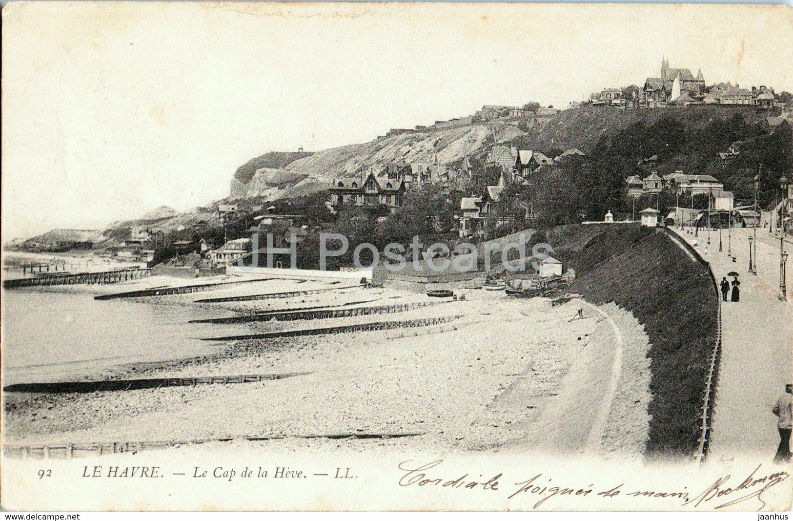 Le Havre - Le Cap de la Heve - 92 - old postcard - 1903 - France - used - JH Postcards