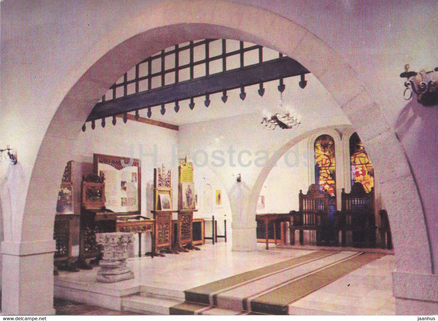 The National Museum Gjergj Kastrioti Scanderbeg - View of the Hall - Heritage from the Middle Ages -  Albania - unused - JH Postcards