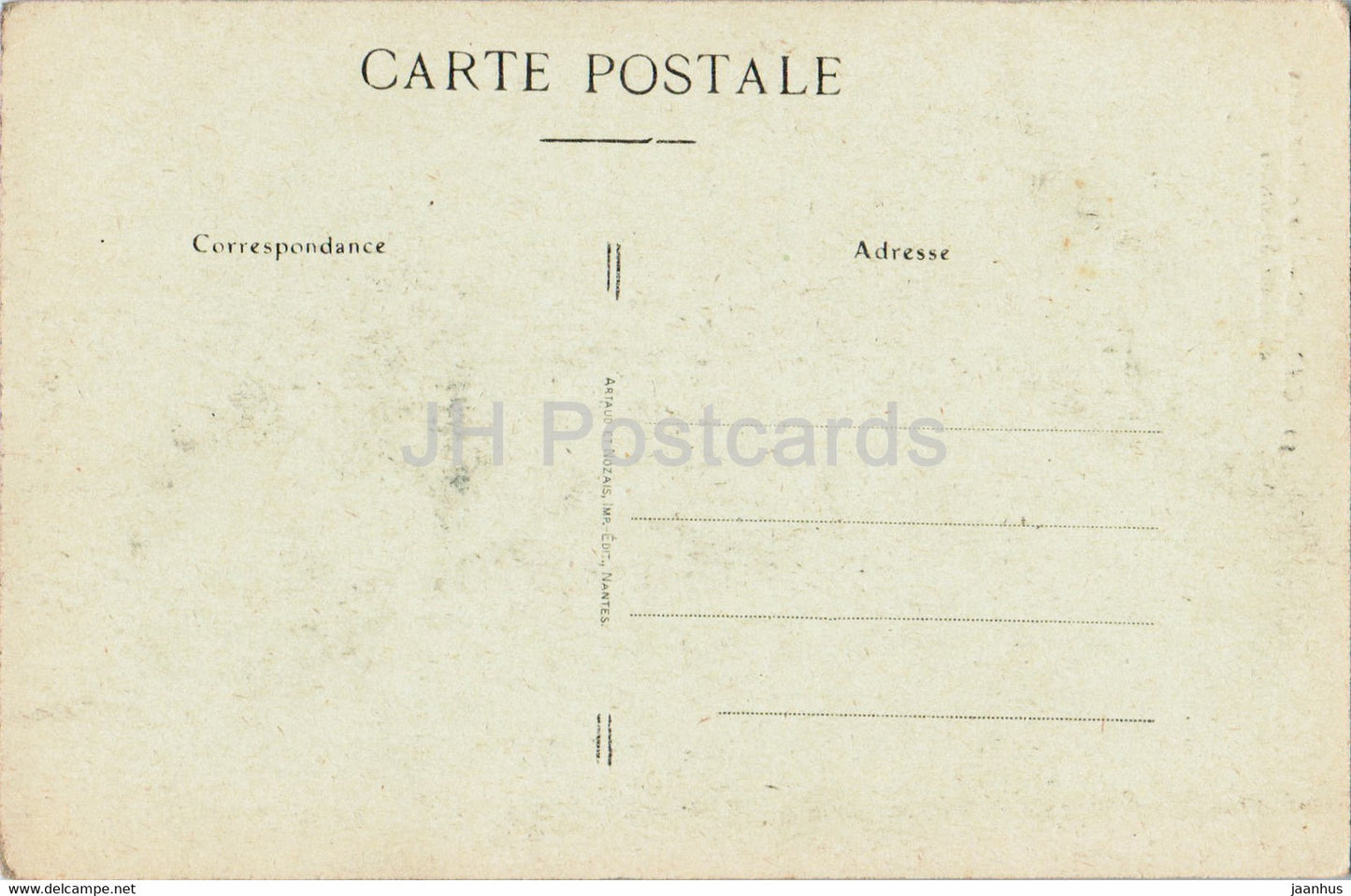 Carnac - La célèbre Croix du Mont st Michel - 52 - carte postale ancienne - France - inutilisée