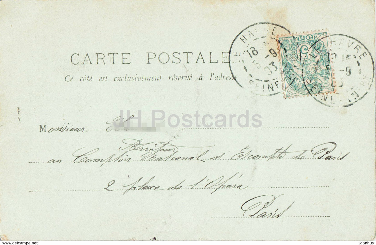 Le Havre - Le Cap de la Heve - 92 - old postcard - 1903 - France - used