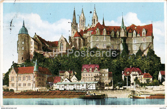 Meissen - Albrechtsburg und Dom - old postcard - 1932 - Germany - used - JH Postcards