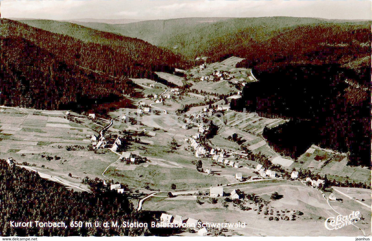 Kurort Tonbach 650 m - Station Baiersbronn - old postcard - 1958 - Germany - used - JH Postcards