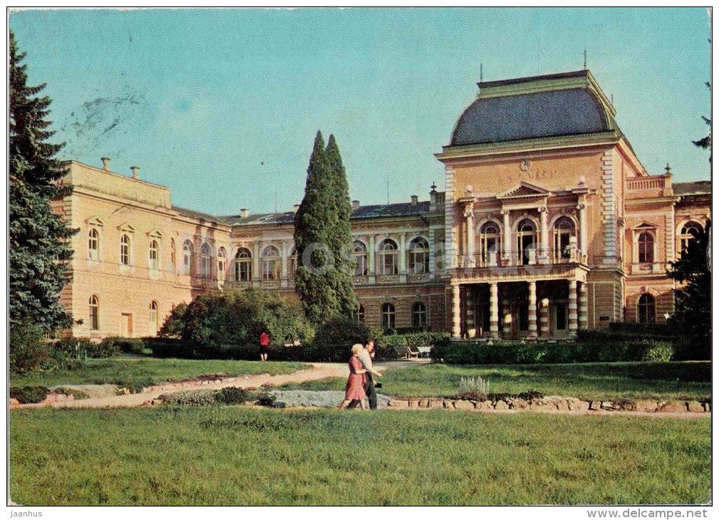 the Baths No. II - Františkovy Lazne - Czechoslovakia - Slovakia - used 1967 - JH Postcards