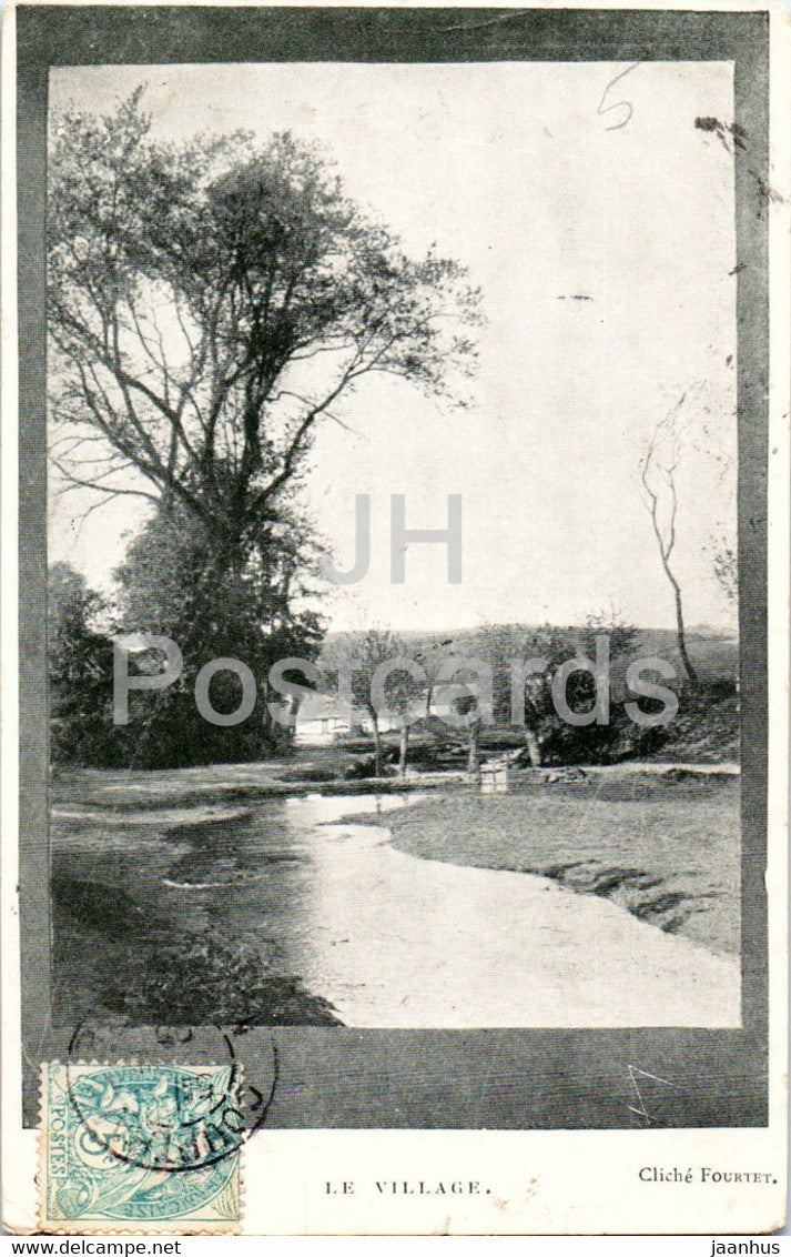 Le Village - old postcard - 1905 - France - used - JH Postcards