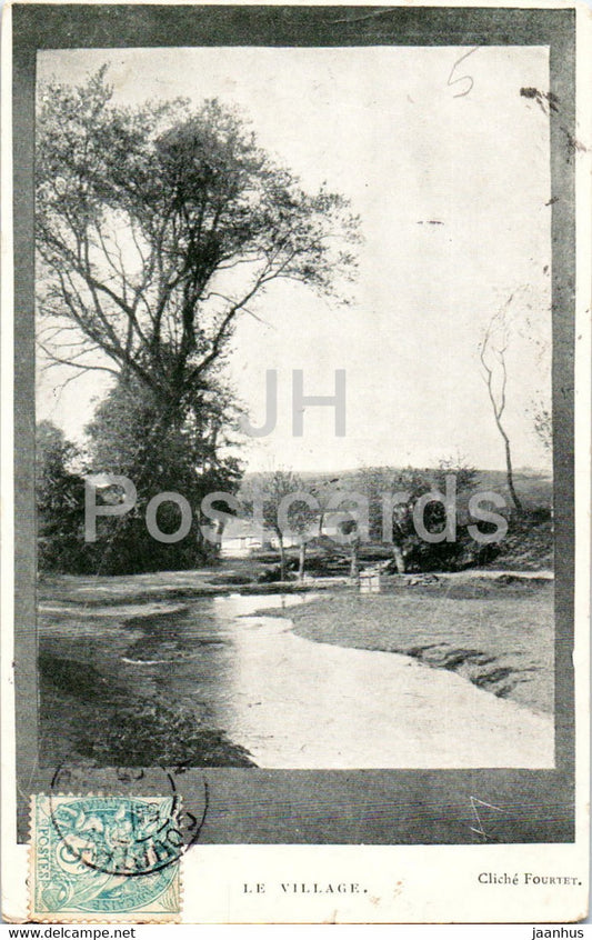 Le Village - old postcard - 1905 - France - used - JH Postcards