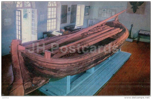 Pereslavl amusing flotilla of Peter I - vessel - museum - Pereslavl-Zalessky - 1976 - Russia USSR - unused - JH Postcards