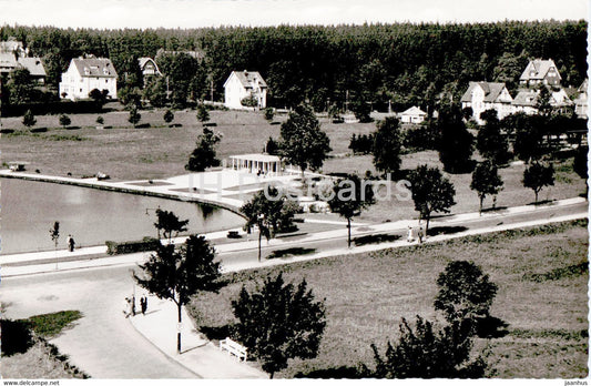 Hahnenklee Bockswiese - Blick auf die Kuranlagen mit Irenenquelle - old postcard - Germany - unused - JH Postcards