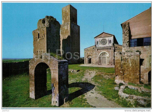 Basilica di S. Pietro - St Peter`s Basilica - Tuscania - Lazio - 4 - Italia - Italy - unused - JH Postcards