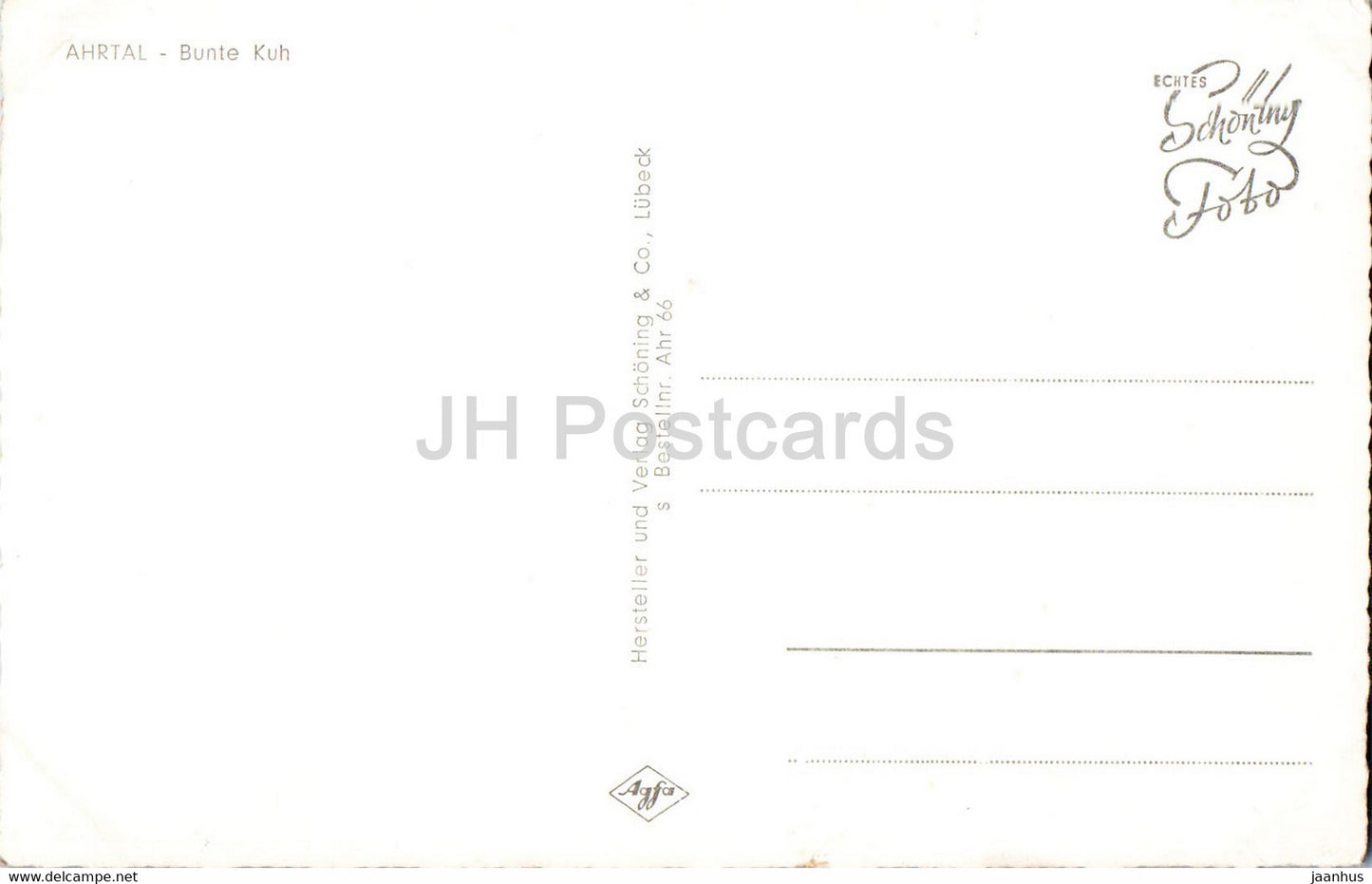 Ahrtal - Bunte Kuh - Germany - unused