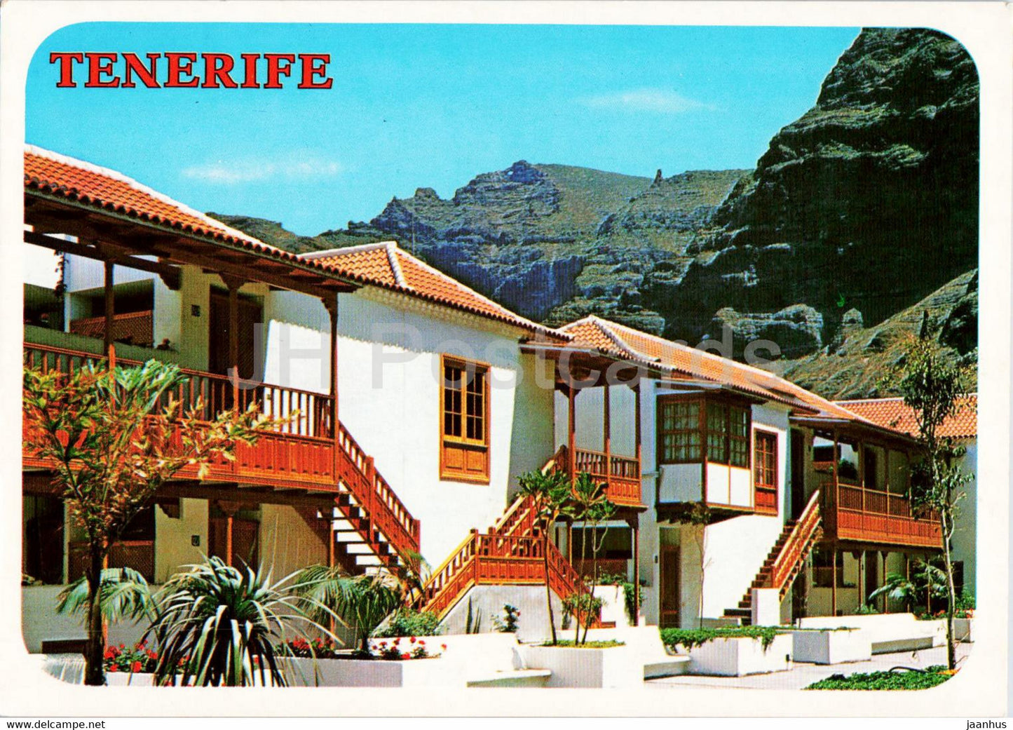 Los Gigantes - Arquitectura Canaria - architecture - Tenerife - Gran Canaria - 6366 - Spain - unused - JH Postcards