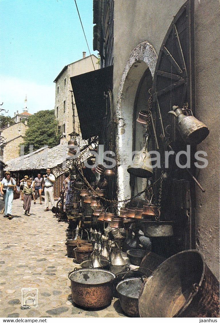 Mostar - Kujundziluk - street - 1983 - Yugoslavia - Bosnia and Herzegovina - used - JH Postcards