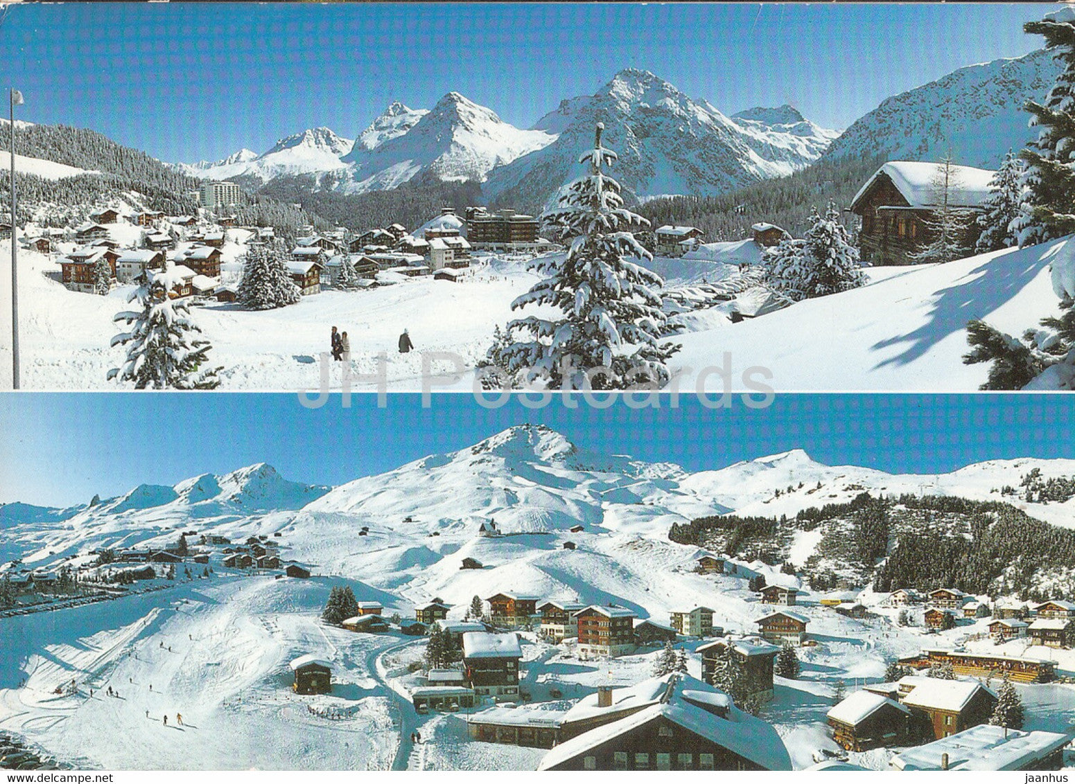 Inner Arosa 1900 m - 689 - 1988 - Switzerland - used - JH Postcards
