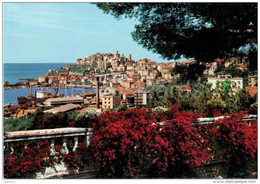 panorama - Imperia P.M. - ship - IM 61/148 - Italia - Italy - unused - JH Postcards
