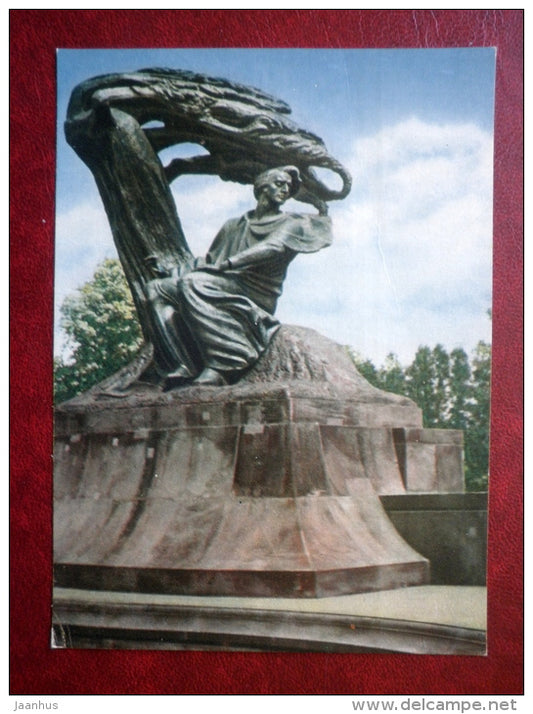 Warszawa - Monument to Frederic Chopin - Poland - unused - JH Postcards